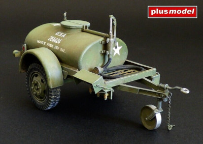 US-amerikanischer Anhänger + Wassertank 1:35 - Modellbau Bausatz - Plusmodel 540