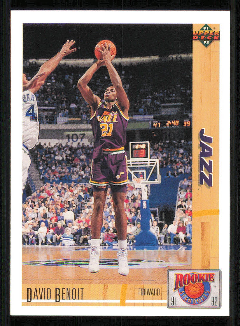 1991-92 Upper Deck Rookie Standouts #R34 David Benoit