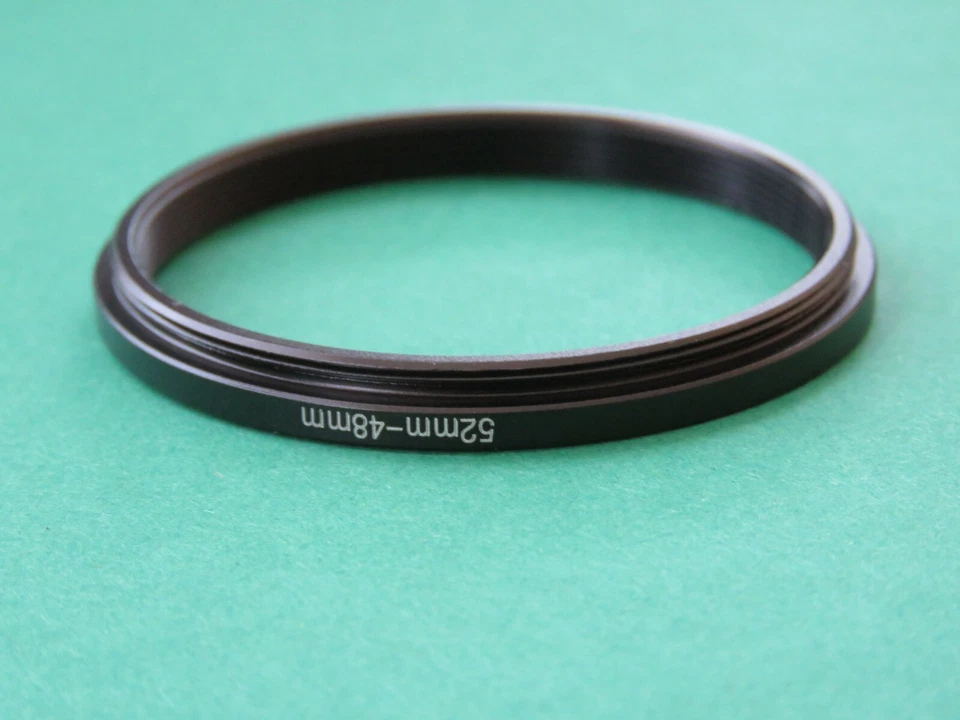 52mm to 48mm Stepping Step Down Male-Female Lens Filter Ring Adapter 52mm-48mm - Image 2 of 2