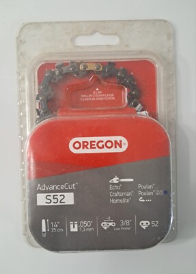 Chainsaw Chain Oregon S52 Low Kickback 14'' New Open