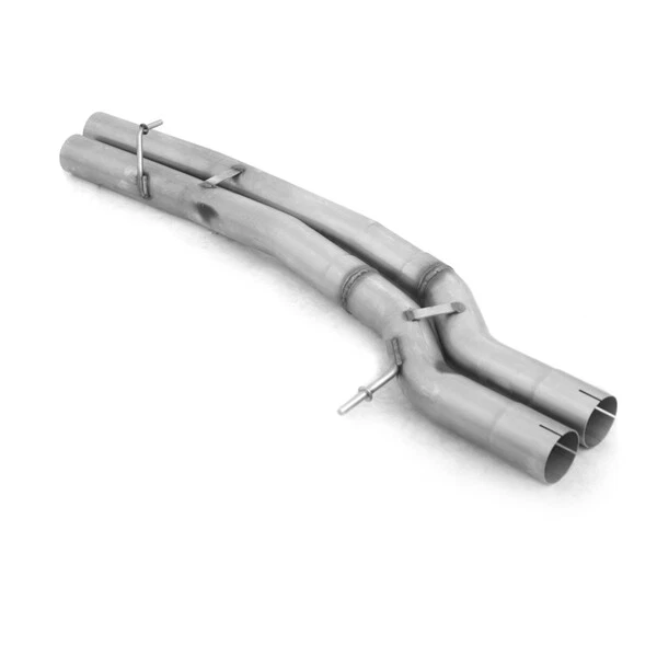 FOX Sportauspuff Edelstahl Vorschalldämpfer Ersatzrohr Audi S8 Typ 4H 4l ab 2012