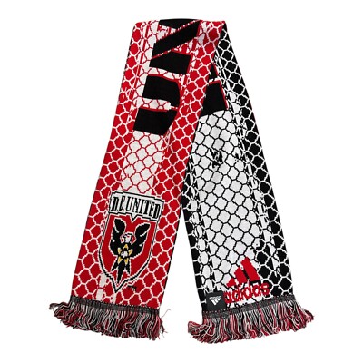 MLS DC United Multi-Color One Size Fits All Two-Sided Knit Scarf By adidas