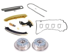 1 set Camshaft Adjuster+Timing Kit+Valve Cover Gasket for Mercedes W203 