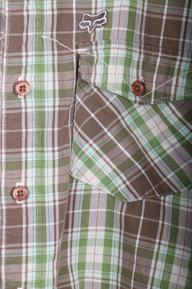 Camisa Fox Original Informal Abotonada Niños Talla M Foto 2 de 4