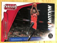 2018-19 Panini Threads In Motion #1 Kawhi Leonard