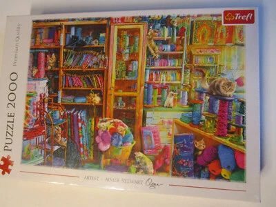 Trefl - Puzzle - 27113 - Katzenparadies - 2000 Teile - Mehrfarbig