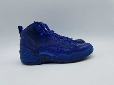 Nike Air Jordan 12 Retro (GS) Boy's Size 7Y Sneakers Deep Royal
