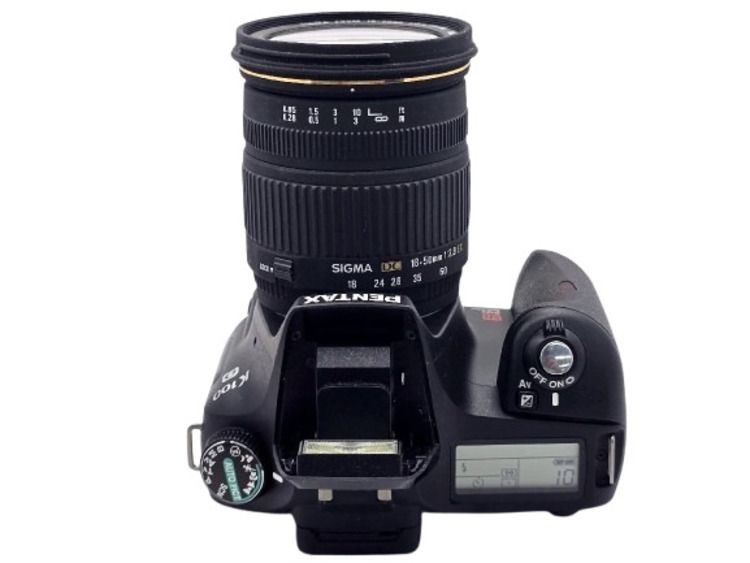 PENTAX K100D Digital SLR Camera Body with SIGMA 18-50mm Lens