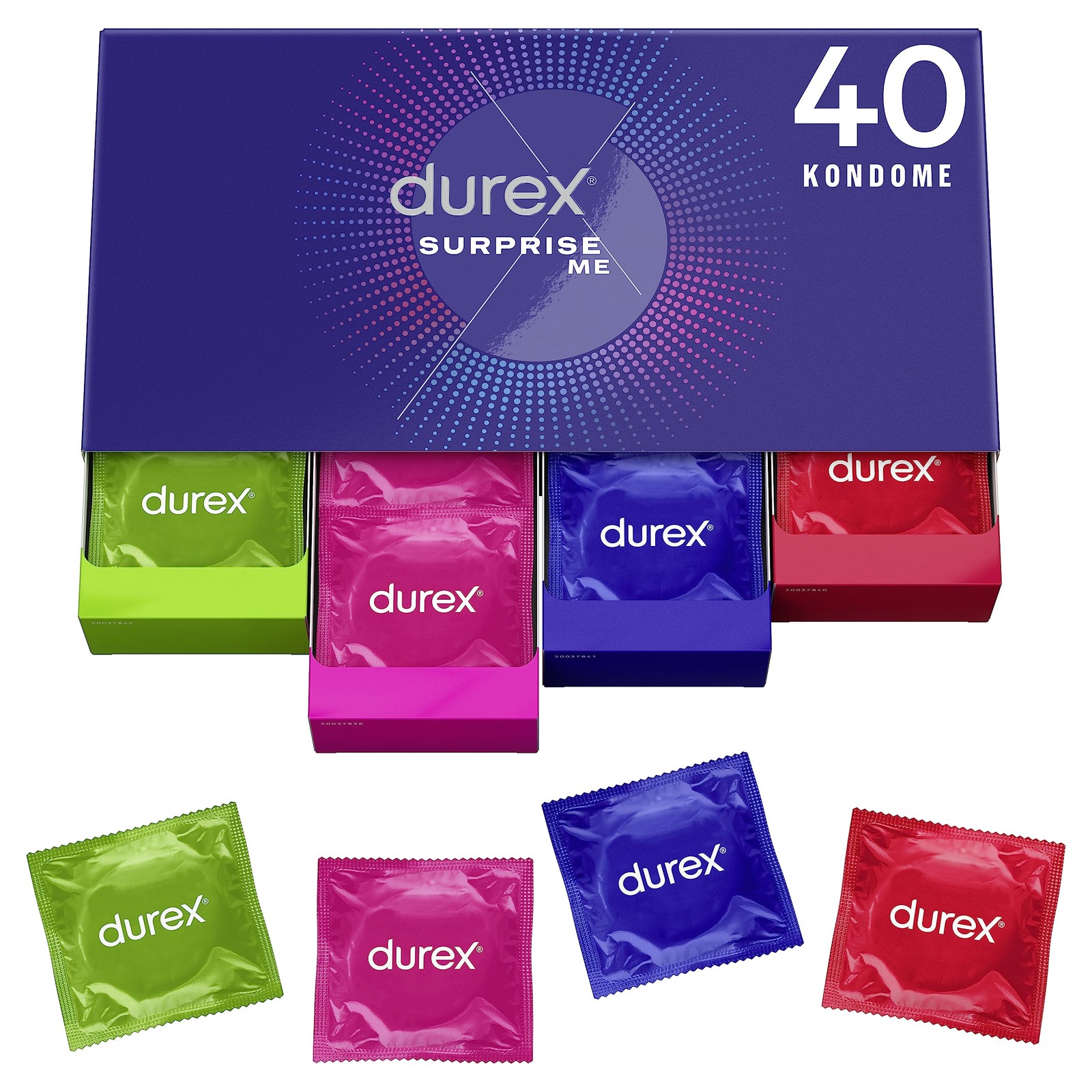 Durex Surprise Me Kondome – Vielfältiger Mix in praktischer Box für sicheren Sch