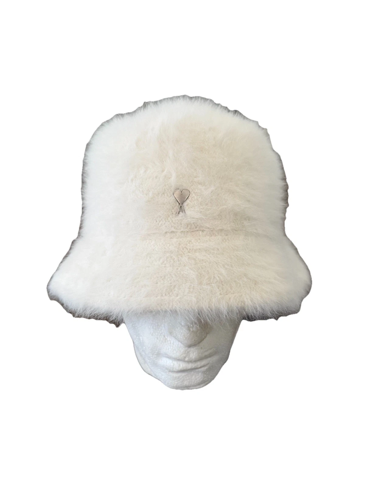 AMI Paris Fluffy Bucket Hat Unisex Cap Genuine