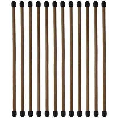 12X Nite Ize (6-inch) GearTie Re-useable Twist Tie for Cables & More - Brown