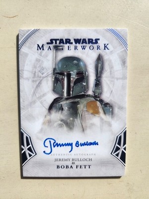 Star Wars Boba Fett RARE Signed /99 Jeremy Bulloch Authentic Auto Masterwork VG