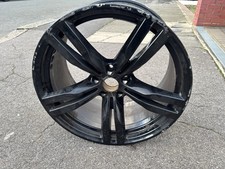 2015+ BMW 7 SERIES GENUINE G11  G12 20 INCH BLACK ALLOY - 3 HAIR-LINE CRACKS!