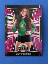 2025 Leaf Metal Women of Sport Lily Fenton Pink Crystal 1/1
