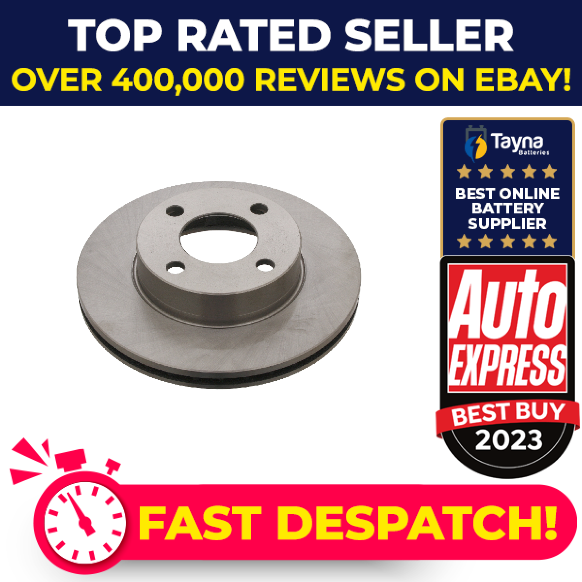 2x Brake Discs Pair Vented fits AUDI COUPE B3 2.2 Front 88 to 91 KV 256mm Set