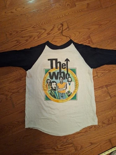 Original 1970s The Who Concert Tour Shirt 1970s vintage concert t-shirt, vintage, single stitch, B+ condition