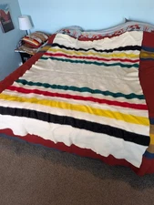 Vintage Pendleton Glacier National Park Blanket 56x80