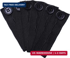 Elastic Button Extenders for Men and Women, Waist Extenders Adjustable for Pants