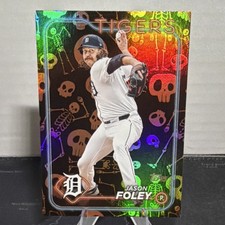 Topps 2024 Update Series Jason Foley #US290 Detroit Tigers Halloween Foil 21/50