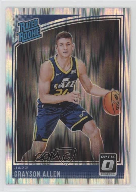 2018-19 Panini Donruss Optic Rated Rookie Shock Prizm Grayson Allen #156 0o6v
