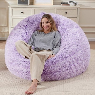 5FT Bean Bag Cover Stuffed Animals Machine Washable Gaming Bean Bag Chairs
