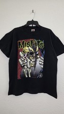 VTG 90s Misfits Evil Eye by Pushead Punk Tee Skull Danzig Samhain T Shirt L 1995