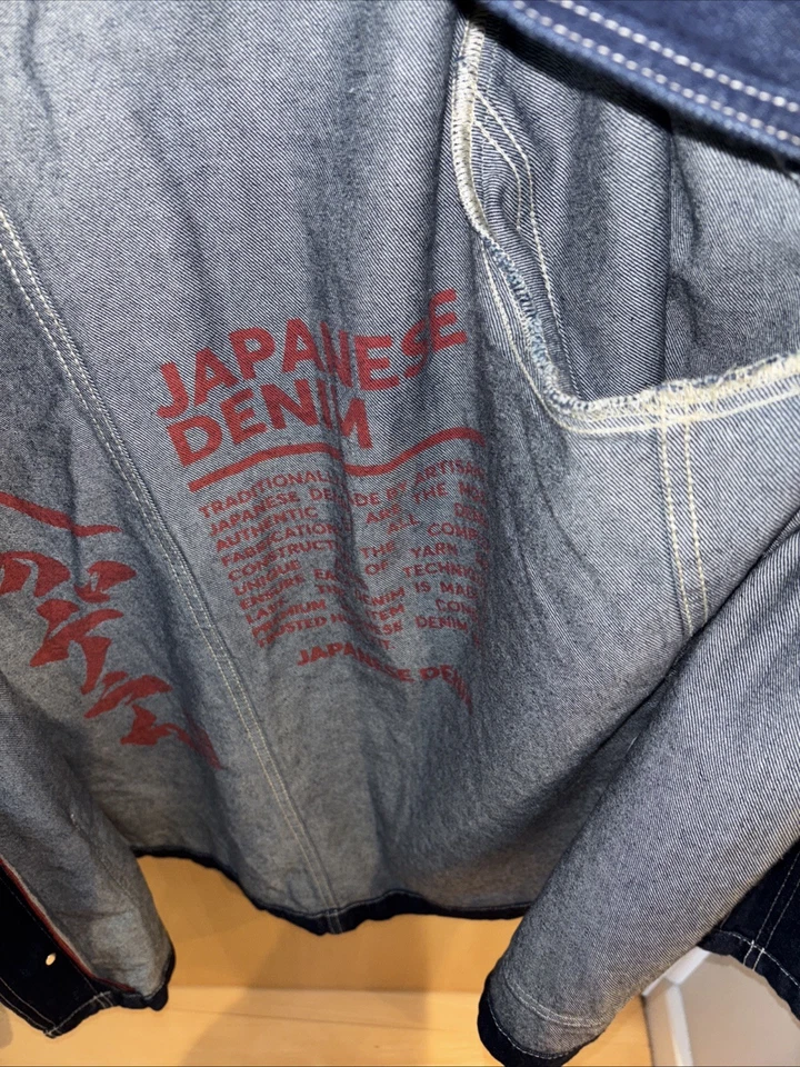 Hugo Denim Jacket Made From Japanese Cotton Size XL Excellent Condition - Image 3 of 4