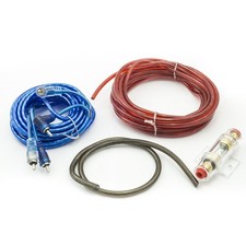 SET CAVI FUSIBILI IMPIANTO STEREO AUDIO AUTO PER ALTE PRESTAZIONI ANTI DISTURBO