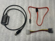 USB 2.0 to SATA PATA IDE 2.5" 3.5" HDD SSD Hard Drive Adapter Transfer Cable Kit