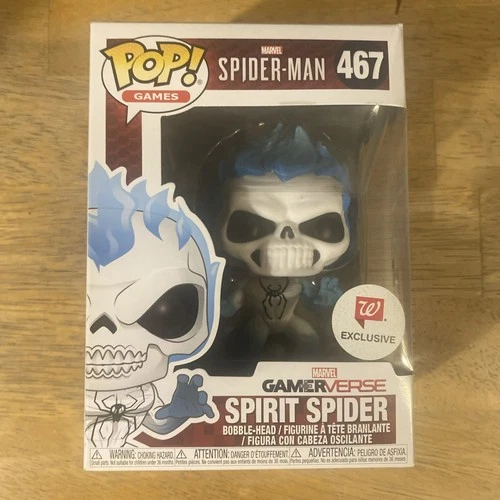 NEW Funko POP Glow GITD Spirit Spider Spider-Man Marvel Walgreens Exclusive #467