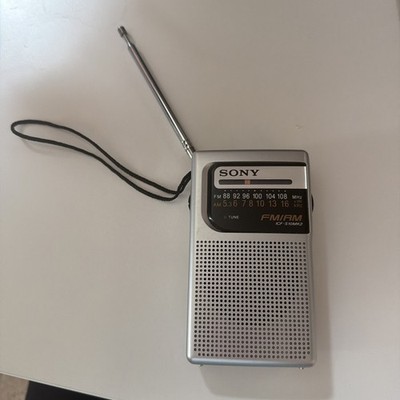 Vintage Sony ICF-S10MK2 Pocket AM/FM Radio - Tested Working