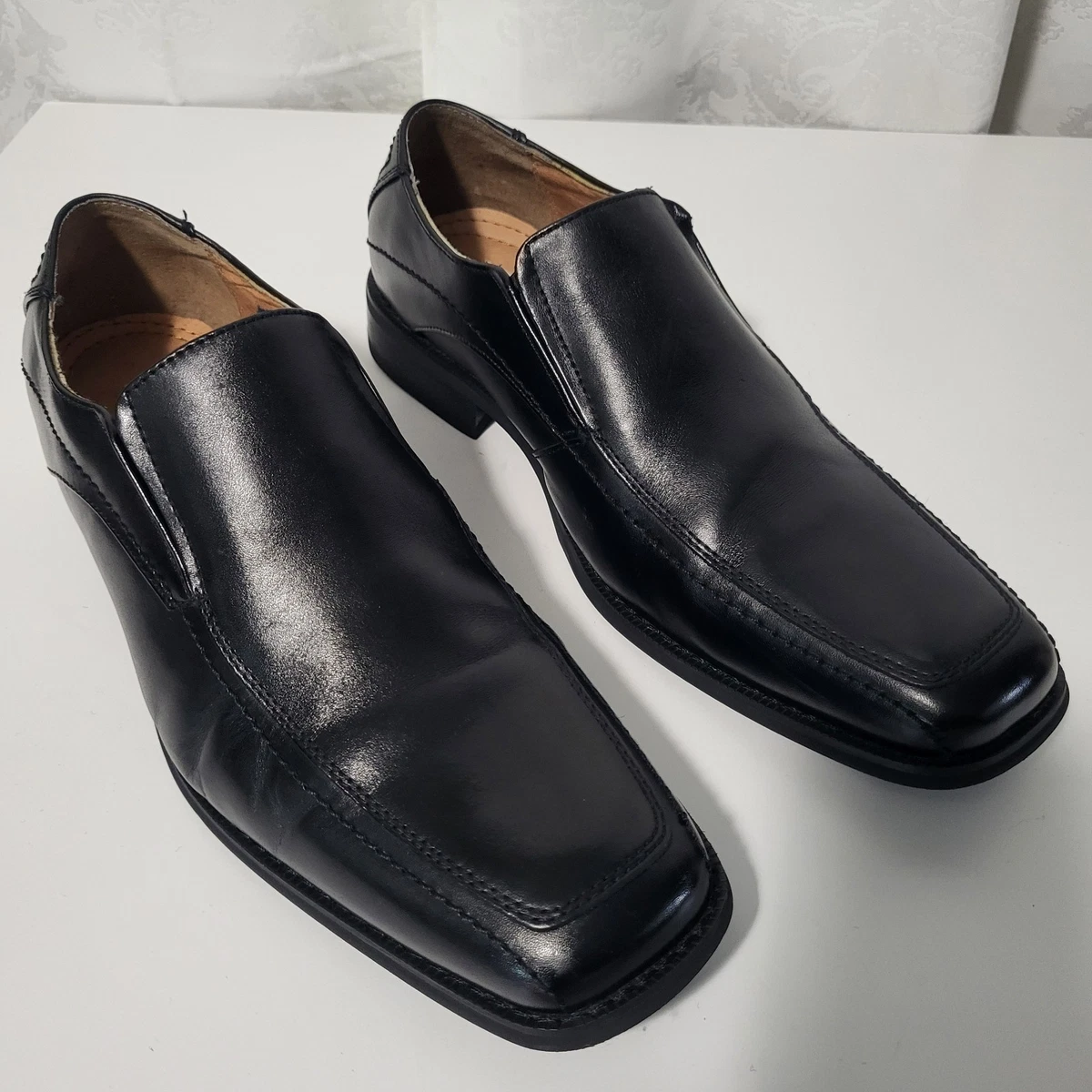 Joseph Abboud Black Loafers Slip-On Shoes as 11D Joseph Abboud Men main image 4