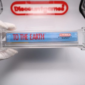 NES Nintendo TO THE EARTH - WATA GRADO 9.6 A+! &iexcl;NUEVO Y sellado de f&aacute;brica con costura en H!