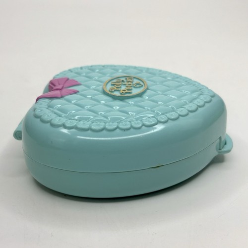 Vintage 1994 Polly Pocket Babytime Fun Blue Heart komplett 1 Puppe Mama & 2 Babys - Bild 13 von 13