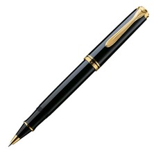 PELIKAN Tintenroller Souverän R400 schwarz, - hochwertiger Rollerball 