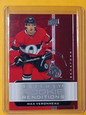 Max Veronneau Upper Deck Trilogy 2019-20 Rookie Renditions # RR-27