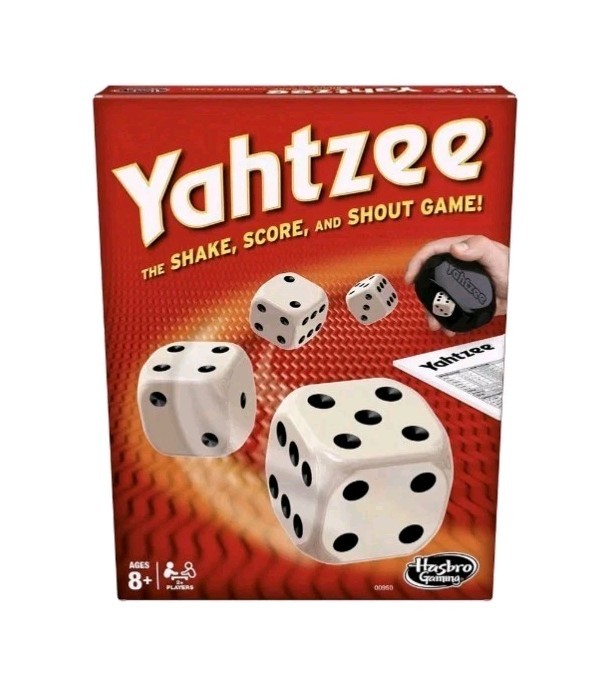 Hasbro Gaming Yahtzee Classic Dice Game Family Fun for Kids and Adults Ages NEW!