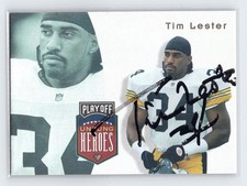 1997 Playoff Absolute Beginnings Unsung Heroes AUTOGRAPH #24 Tim Lester