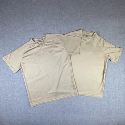 BSA Performance Shirt Mens Small Lot Of 2 Beige Boy Scouts Of America Uniform