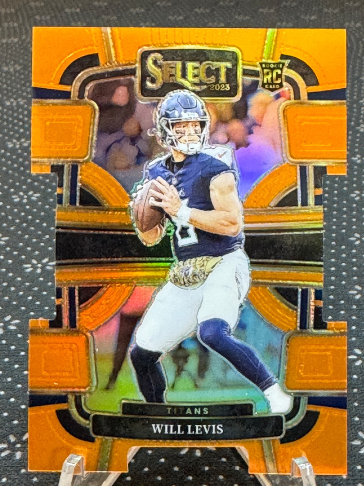 WILL LEVIS 2023 Select Concourse Lvl Orange Die Cut Rookie /499 (RC) #96 Titans