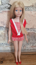 Vintage 60er Barbie Skipper 1964 Mattel #950 blonde Badeanzug 