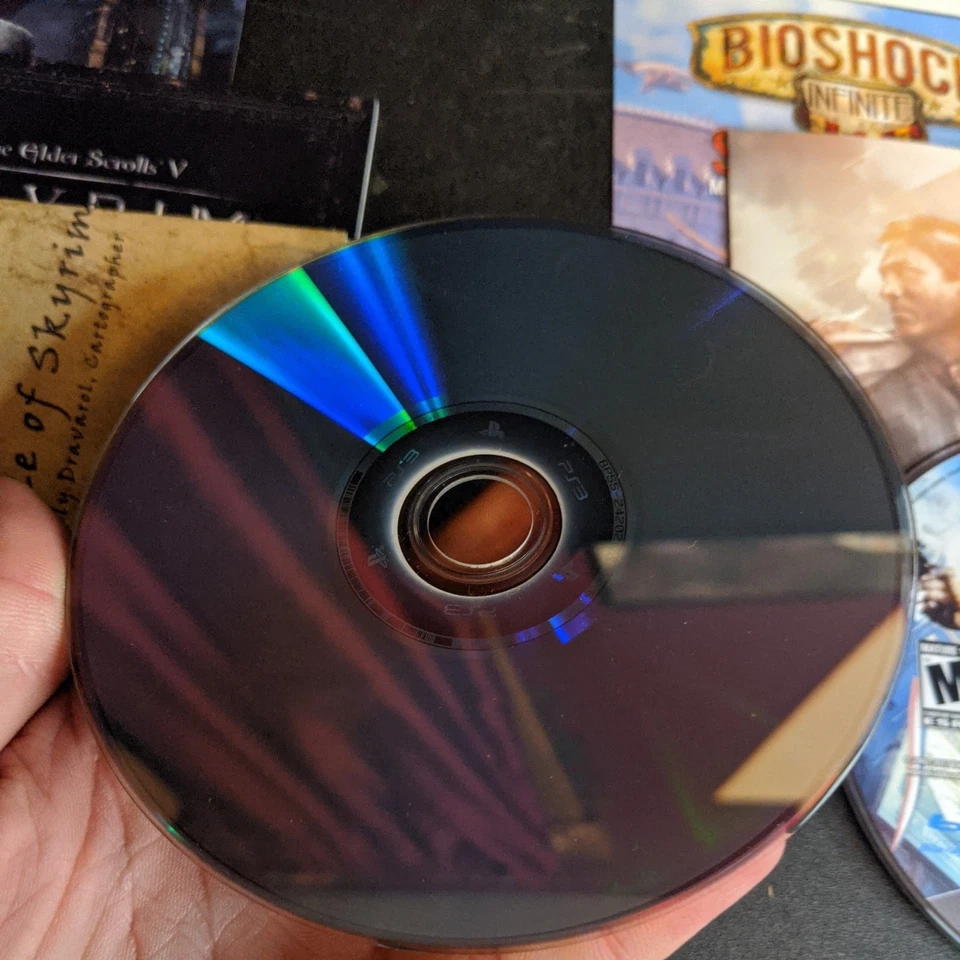 Bioshock Infinite Elder Scrolls V Skyrim Double Pack PlayStation 3 Clean Discs - Image 3 of 4