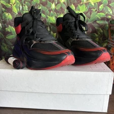 Alexander McQueen Oversized Runner Low-Top Sneakers Size 43 1/2 Black/red