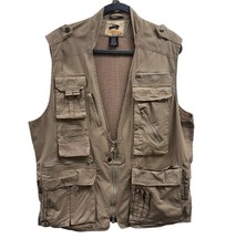 Humvee Size XL Outdoor Shooting Fishing Vest Many Pockets Front Zipper Closure