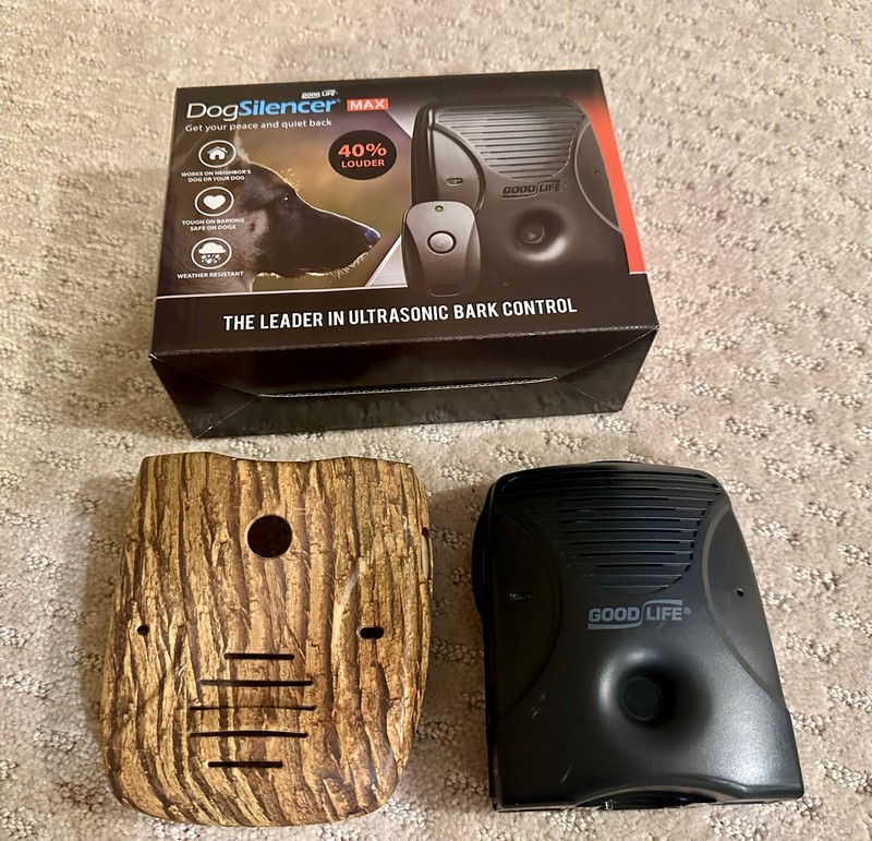 Good Life Dog Silencer MAX Ultrasonic Bark Control Trainer Complete in Box