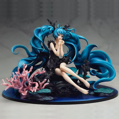 Hatsune Miku Figur 16 cm Anime Deep-Sea Girl Sparkling Snow Edition Geschenk
