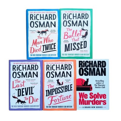 Thursday Murder Club FIRST EDITIONS Books 2-5 & We Solve Murders - Richard Osman