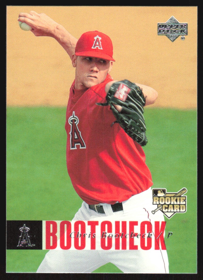 2006 Upper Deck Chris Bootcheck RC #654 Los Angeles Angels