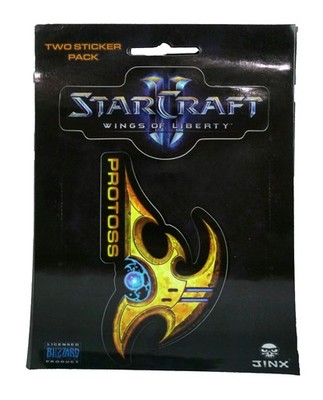 JINX StarCraft II: Wings of Liberty Protoss Sticker (Gold, 2 Multi-Size