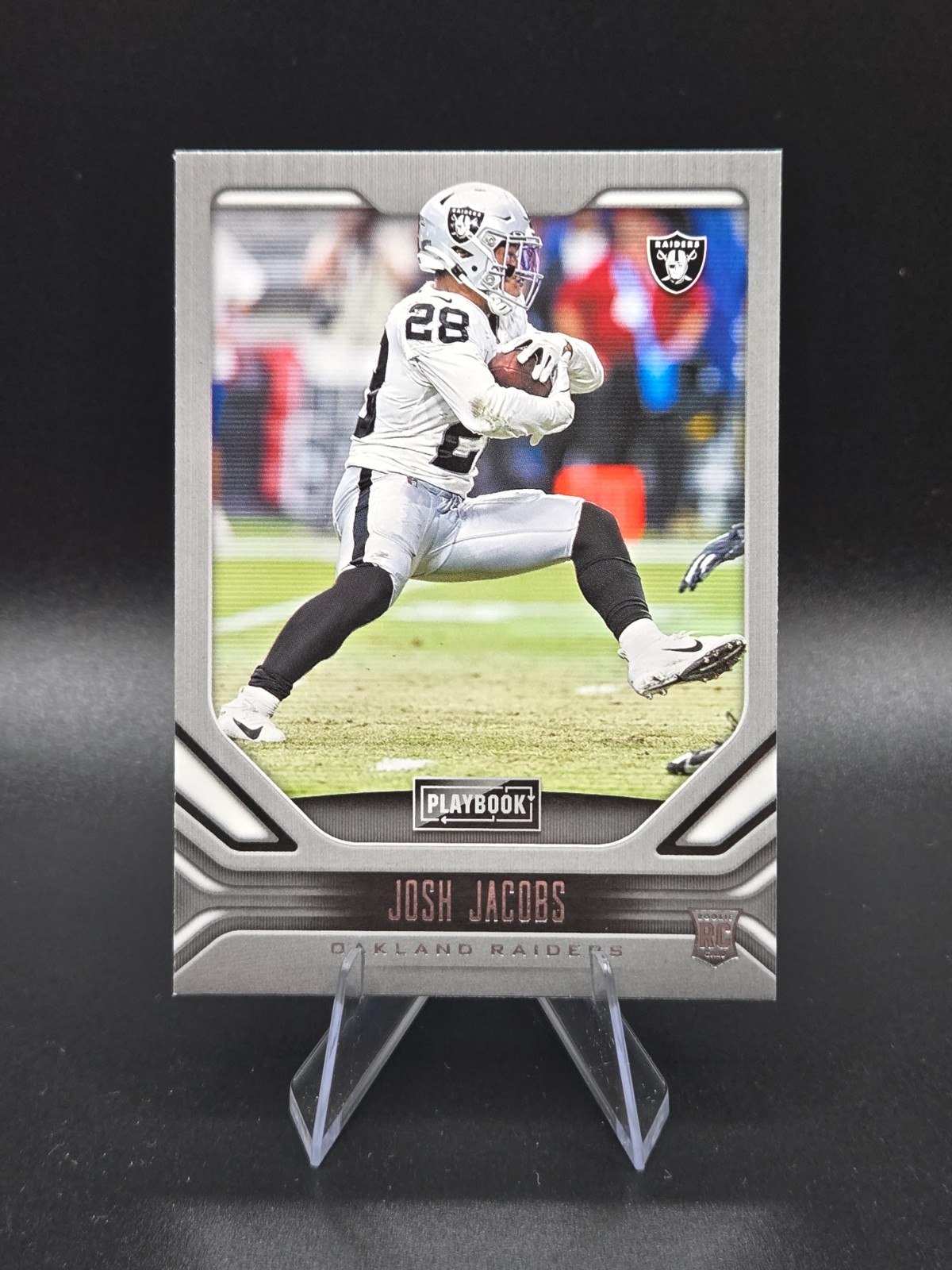 2019 Panini Playbook #108 Josh Jacobs RC! Raiders